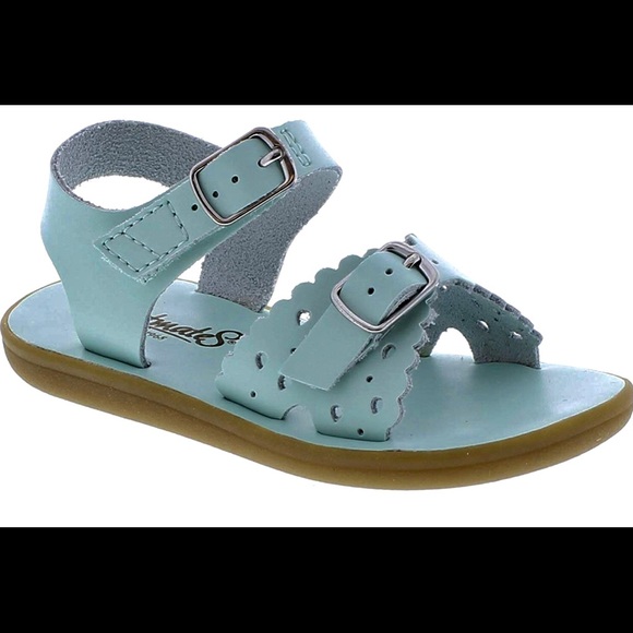 Footmates Ariel Sandal Blue Pearl - Spoiled Sweet Boutique  Footmates Sandals,🆕, size 4, 😍 MINT color,must👀